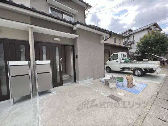 駐車場　北