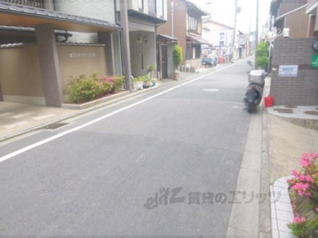 前面道路 一通です