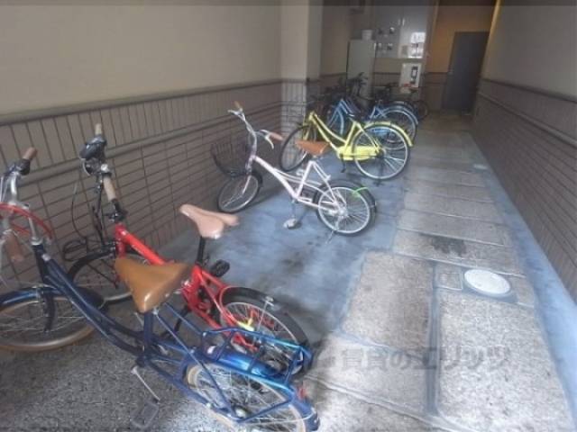 駐輪場 オートロックを入った所なので安心