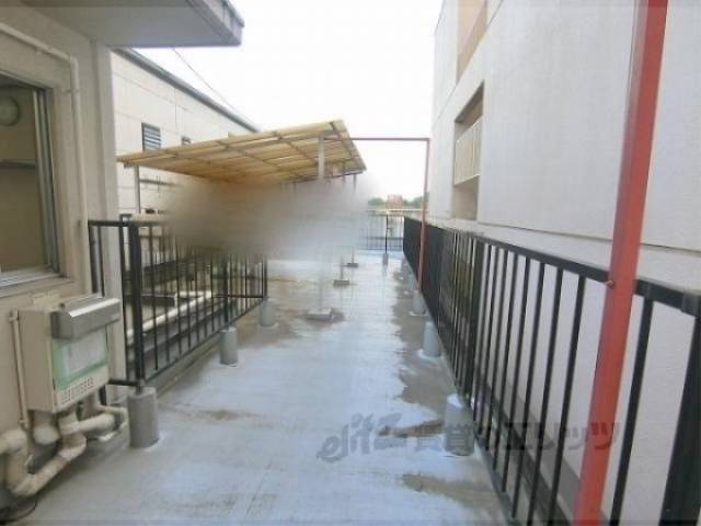 屋上物干し場