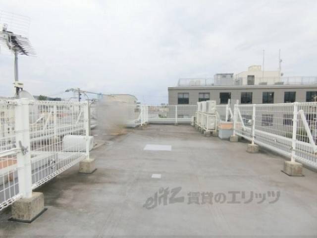 屋上物干し場