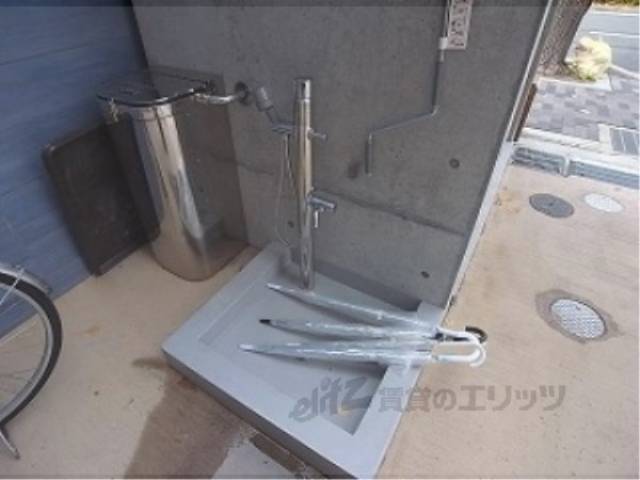 ペット用足洗い場