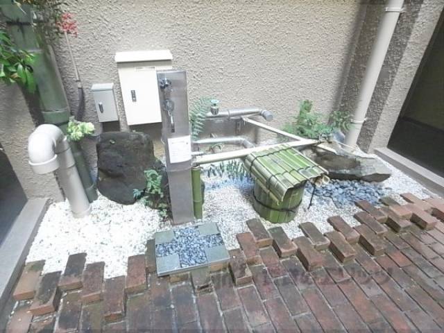 植栽　井戸水　井戸水出てます。