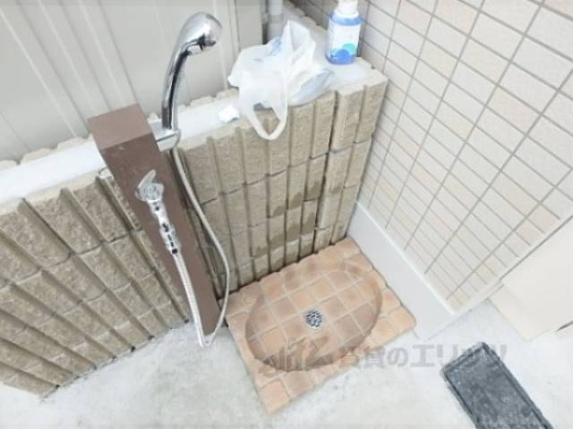 ペット足洗い場