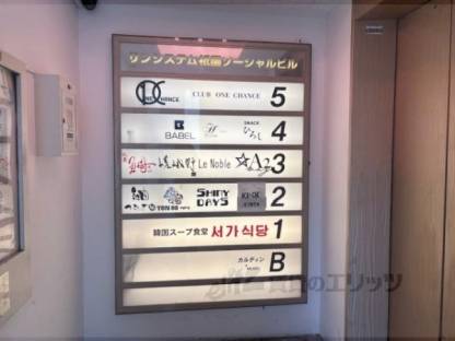 １階案内表示板