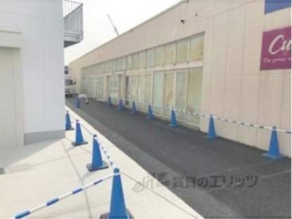 駐輪場　作成前の予定地です