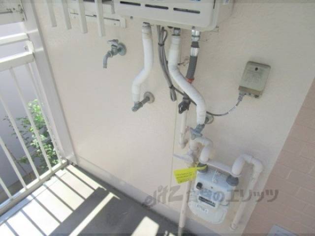 玄関前洗濯機置き場