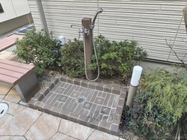 ペット足洗い場