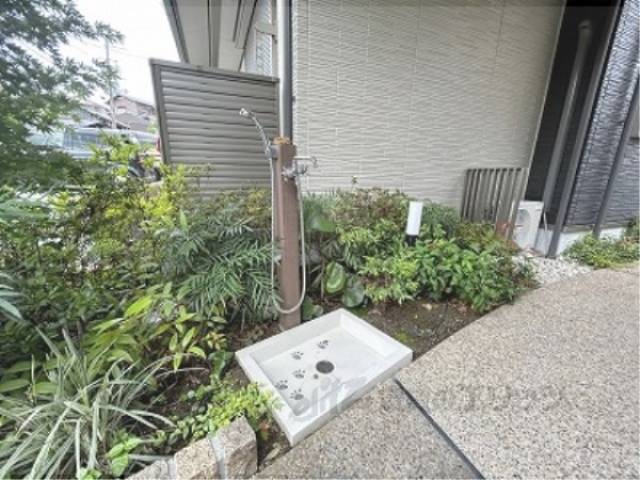 ペット足洗い場