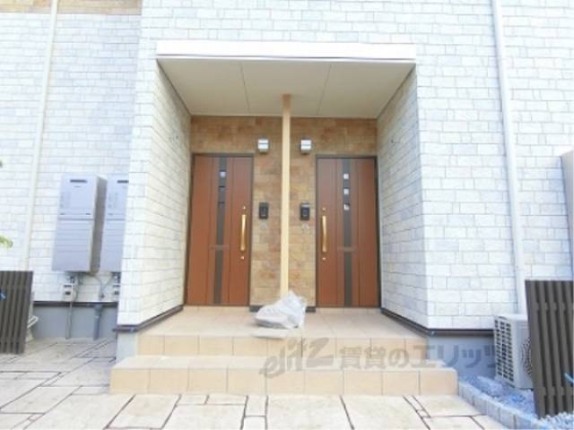 エントランス　建築中