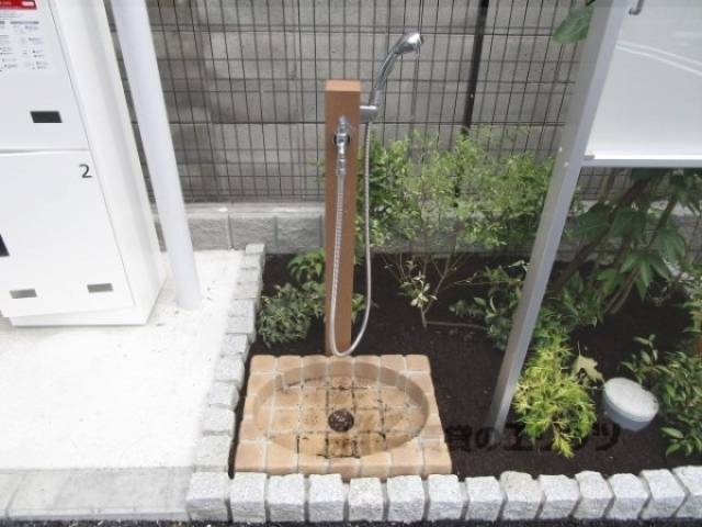 ペット足洗い場