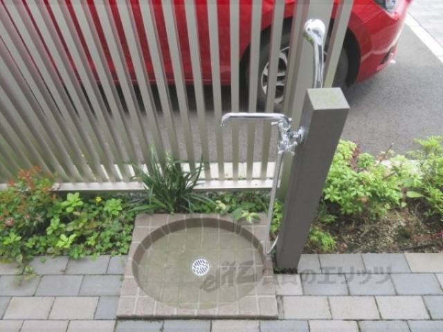ペット足洗い場