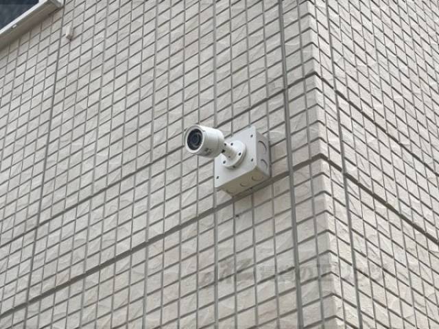 カメラ　駐車場と駐輪場が範囲
