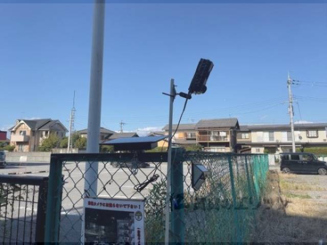 防犯カメラ　駐車場