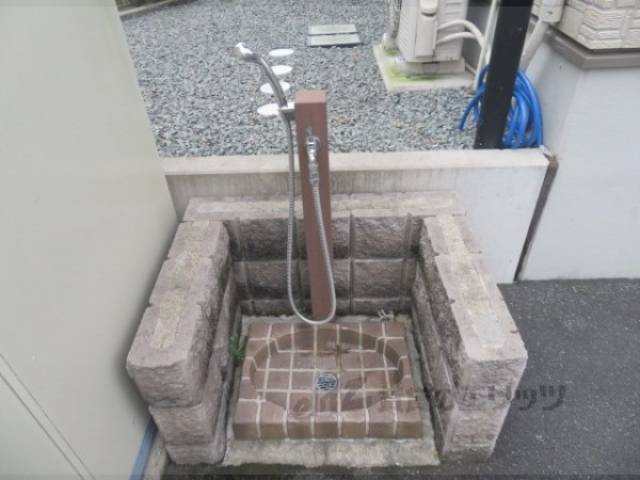 ペット足洗い場