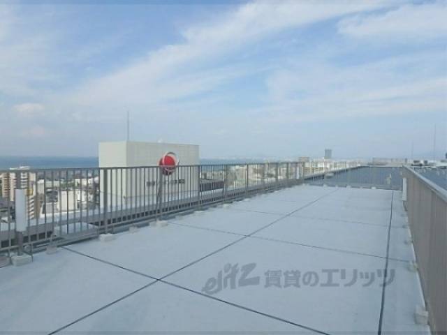 屋上　琵琶湖花火大会の際は抽選で開放予定