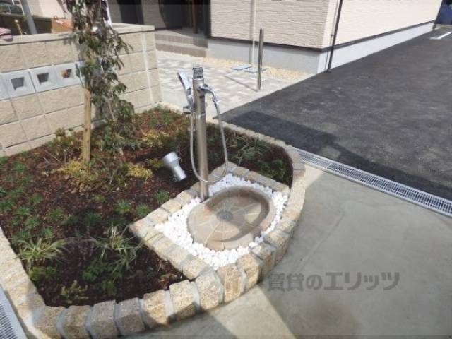 ペット足洗い場
