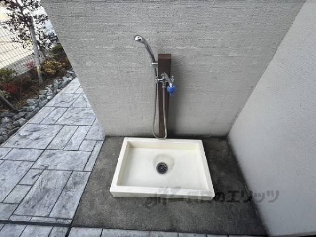 ペット足洗い場