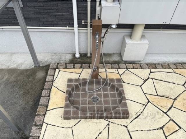 ペット用足洗い場