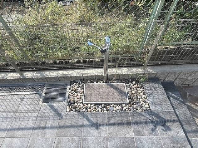 ペット用足洗い場
