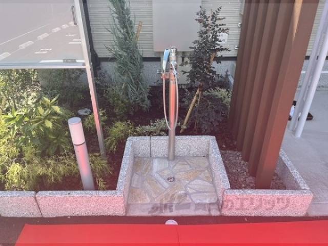 ペット足洗い場