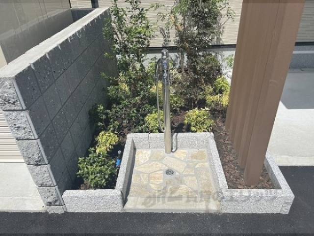 ペット足洗い場