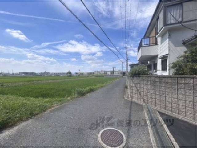 前面道路　現状更地