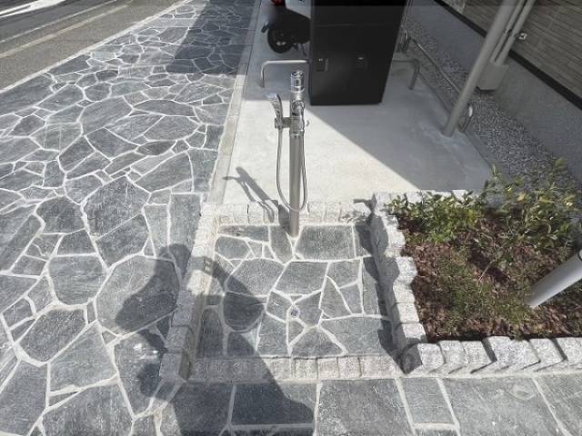 ペット足洗い場