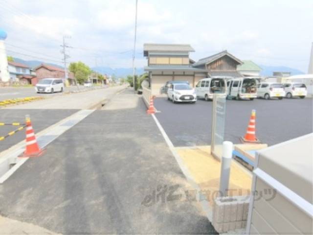 前面道路　工事中