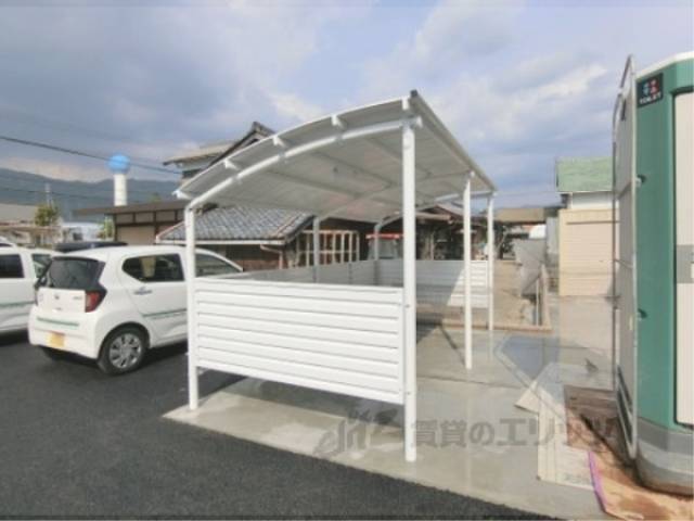 駐輪場　工事中