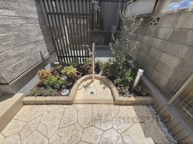 ペット足洗い場