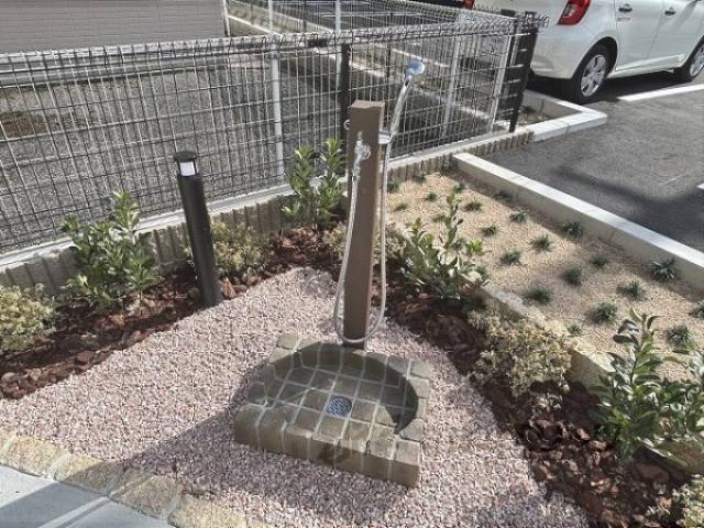 ペット足洗い場