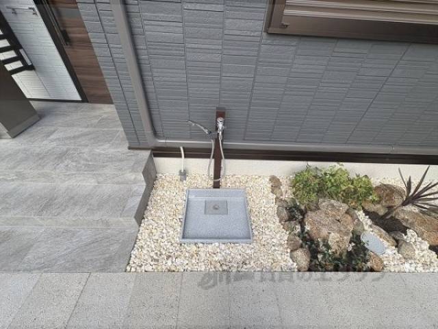 ペット足洗い場