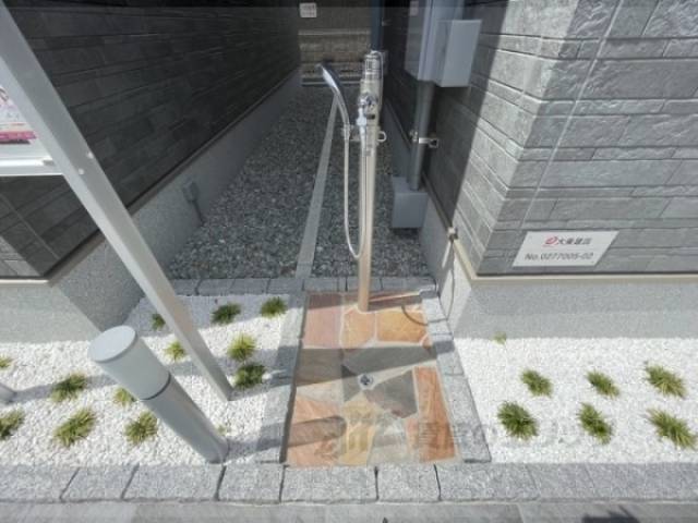 ペットの足洗い場