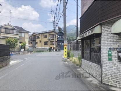 前面道路　北向き