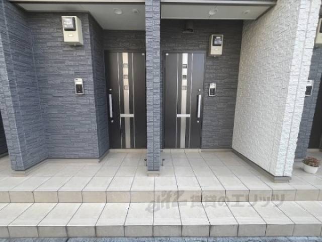 玄関前