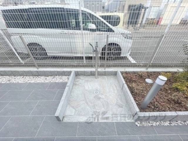 ペット足洗い場