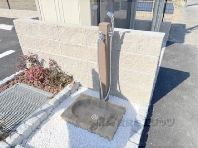 ペット足洗い場