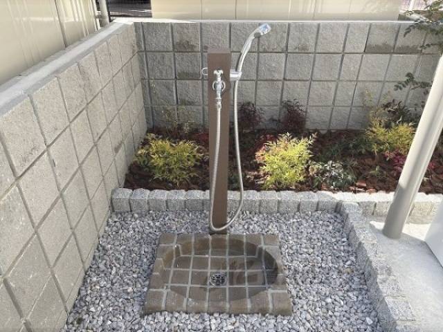 ペット足洗い場