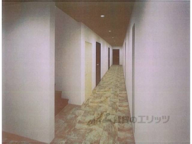 廊下　完成予想パース