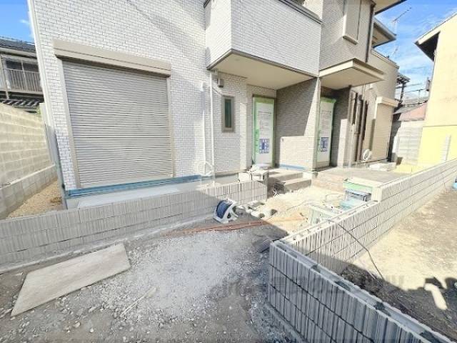 エントランス　工事中