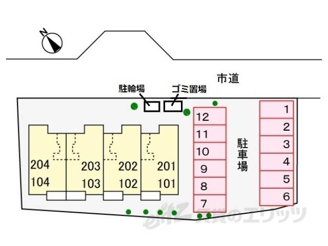 区画配置図