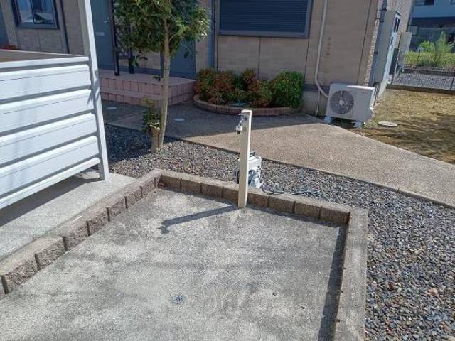 ペット脚洗い場