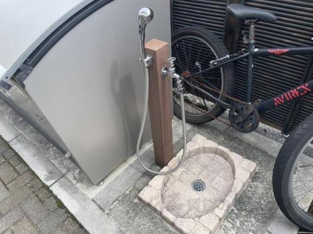ペット用足洗い場