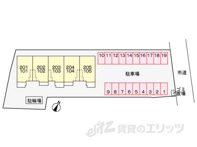 区画配置図
