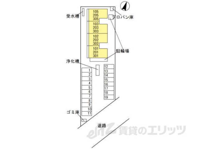 区画配置図