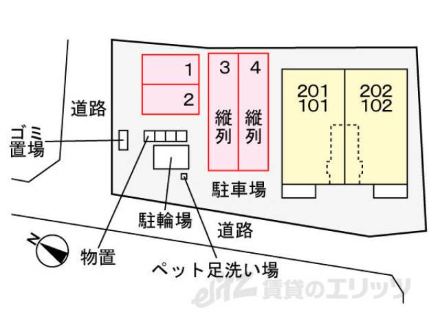 区画配置図