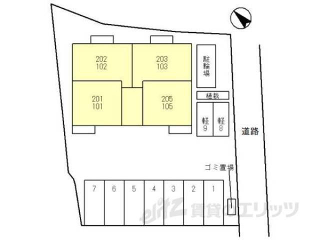 区画配置図