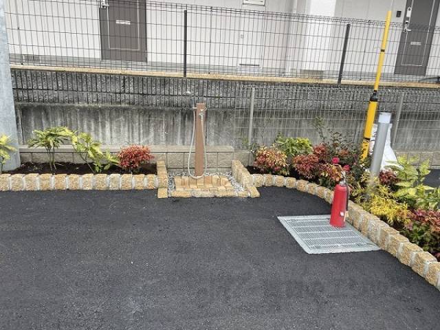 ペット足洗い場