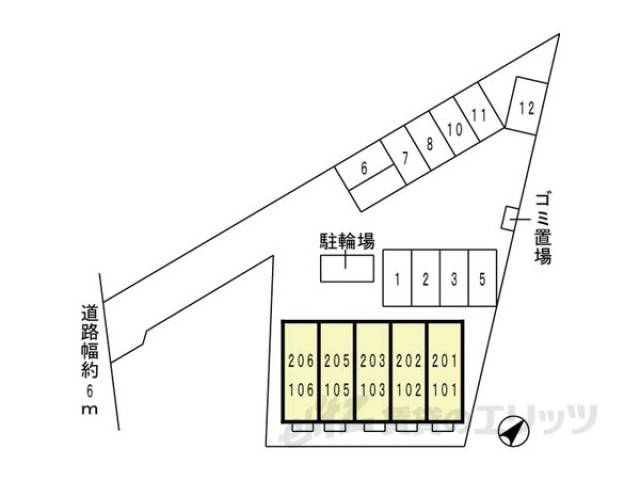 区画配置図